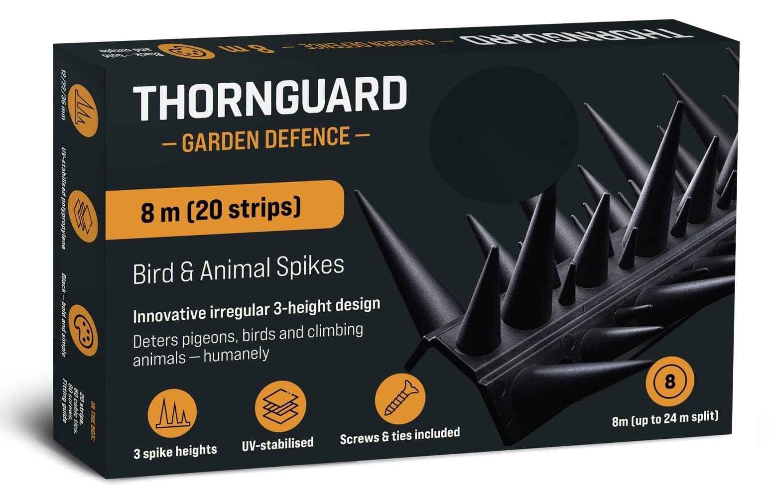 ThornGuard Bird & Animal Spikes 8m retail box